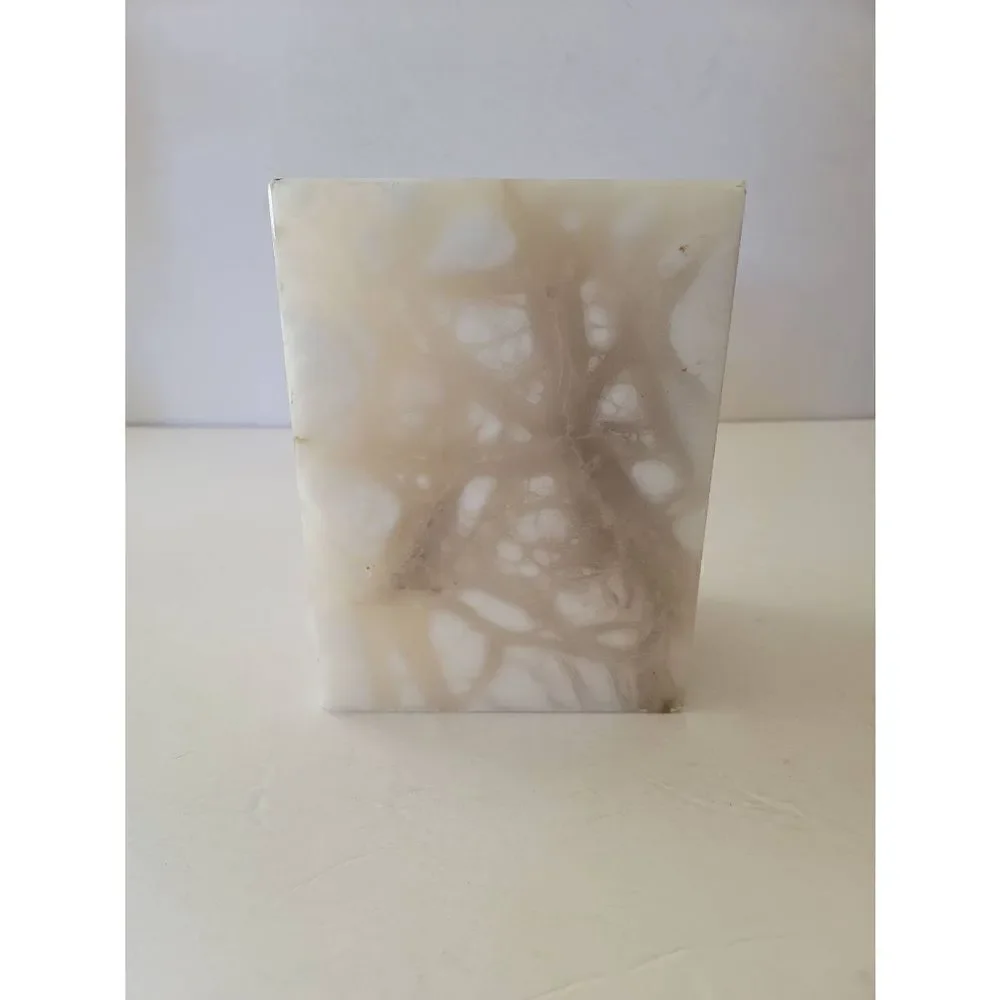 Williams Sonoma Large Marbled Candle Holder